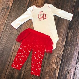 NWT Christmas Outfit 6M